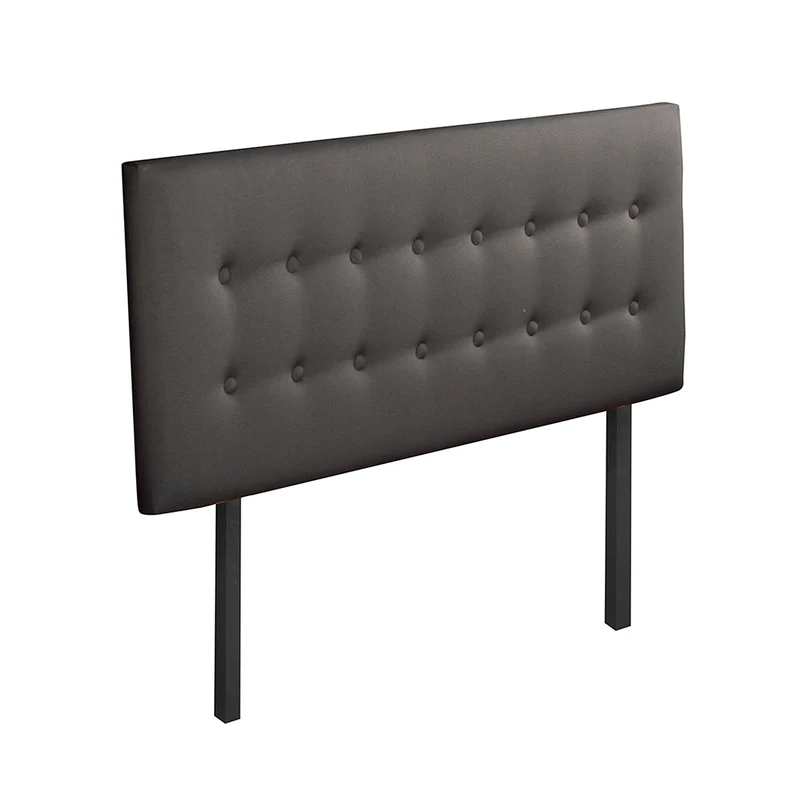 Tête de lit capitonnée Margot - Gris anthracite - Confort et élégance - 8 cm d'épaisseur