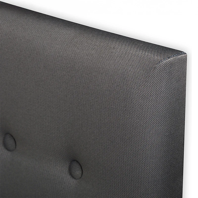 Tête de lit capitonnée Margot - Gris anthracite - Confort et élégance - 8 cm d'épaisseur