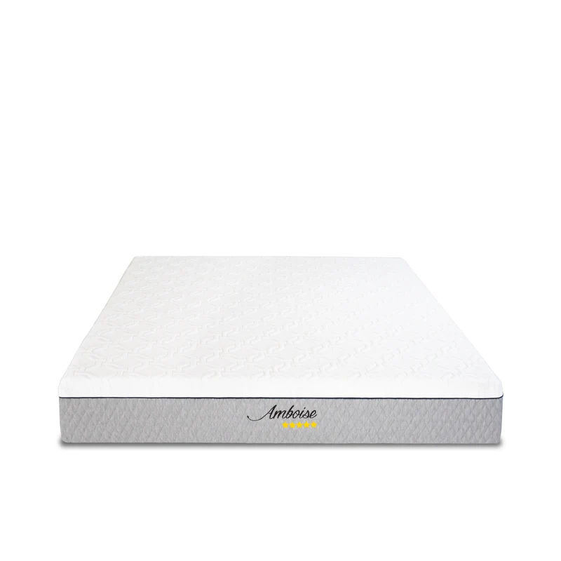 Matelas Amboise - Mousse mémoire de forme - Fabriqué en France - 24 cm d'épaisseur - Accueil moelleux, soutien ferme