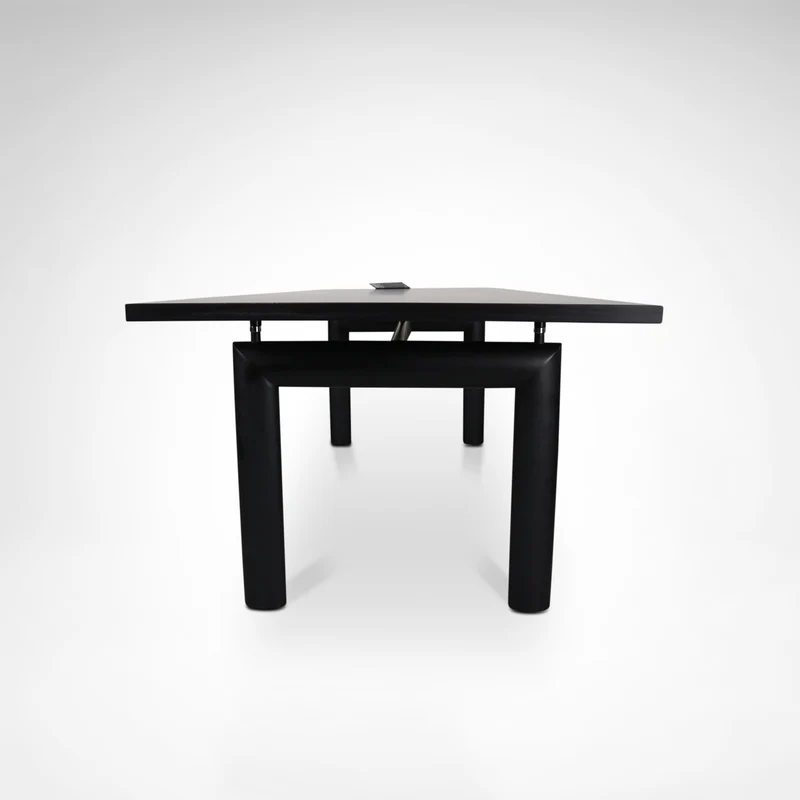 Early LC6 Steel and Wood Dining Table by Le Corbusier for Cassina, 1980s