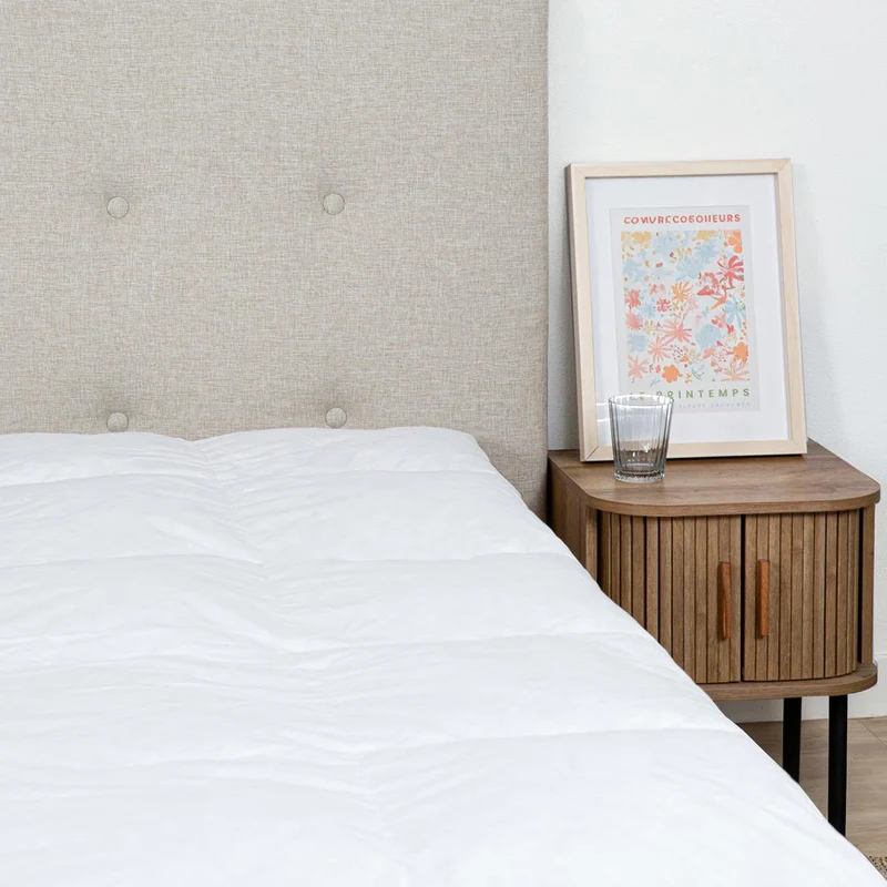 Surmatelas Tranquillité - Duvet et plumettes de canard - Douceur naturelle - Fabriqué en France - 6 cm d'épaisseur