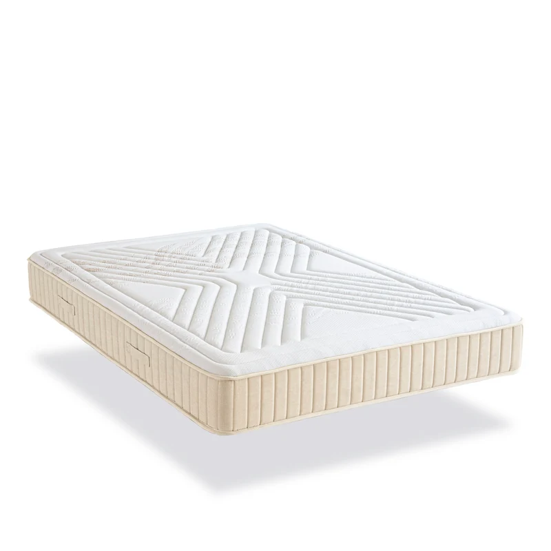 Pack prêt à dormir Symphonie 2.0 - Matelas + Sommier + Couette, oreillers, protège-matelas - 25 cm d'épaisseur
