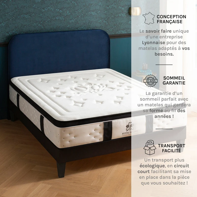 Matelas Suite Divine - Mousse Supersoft - Accueil douillet - 32 cm d'épaisseur