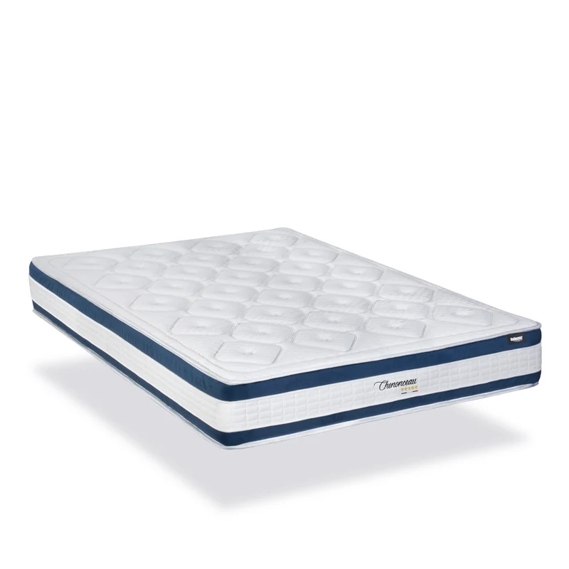 Pack Chenonceau - Matelas + Sommier + Accessoires - La chambre équipée en une fois - 26 cm d'épaisseur