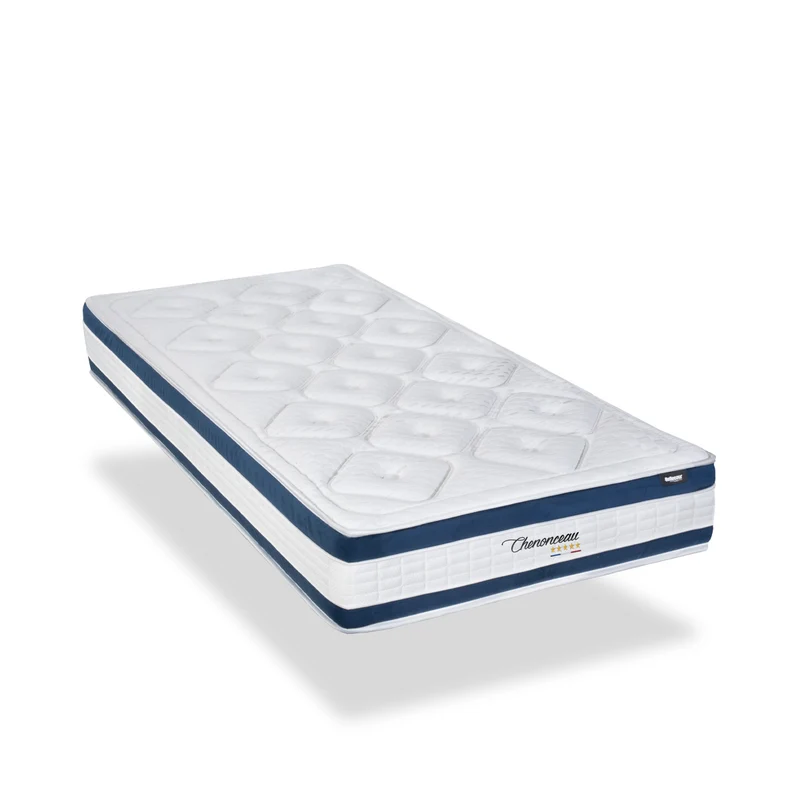 Pack Chenonceau - Matelas + Sommier + Accessoires - La chambre équipée en une fois - 26 cm d'épaisseur