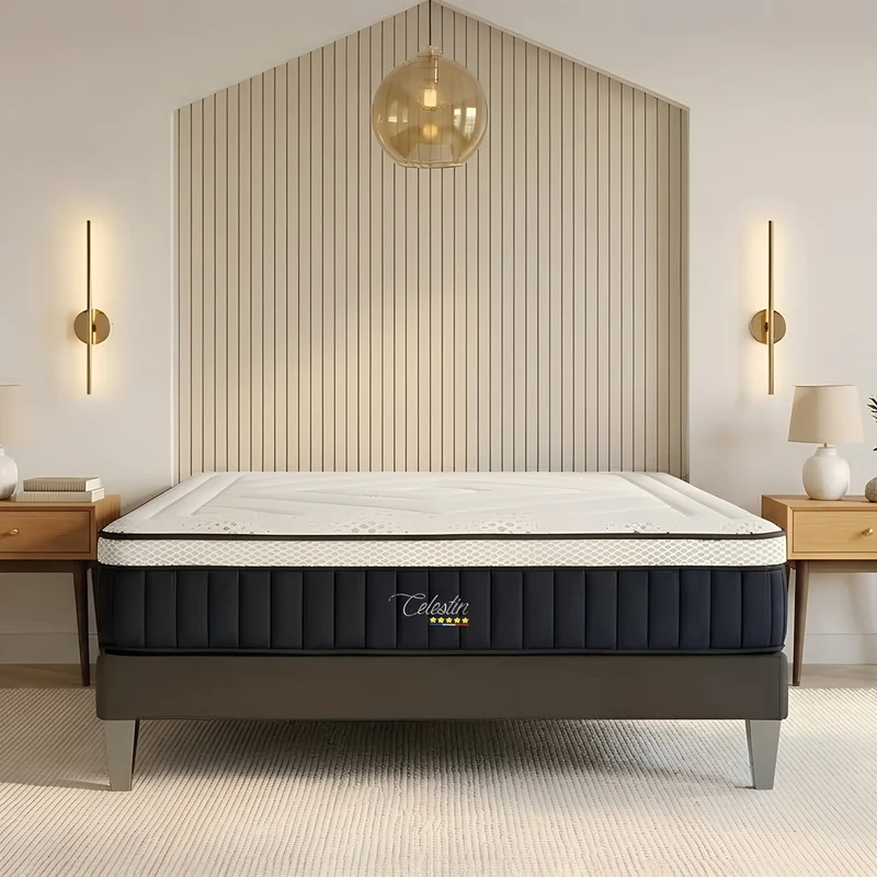 Matelas Célestin 2.0 - Mémoire de forme - Accueil moelleux - 29 cm d'épaisseur
