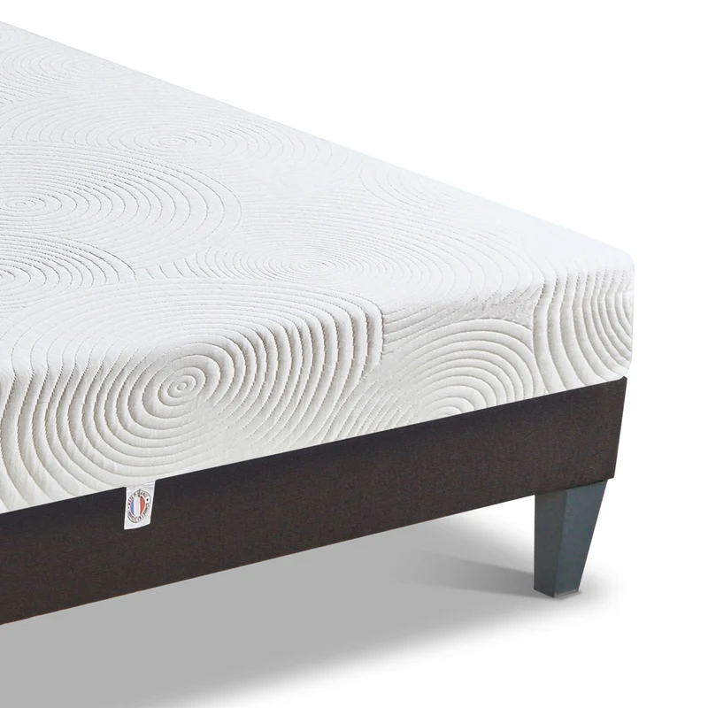 Pack Vosges - Matelas + Sommier + Accessoires - La chambre équipée en une fois - 15 cm d'épaisseur