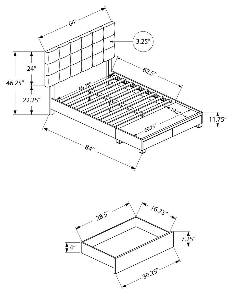 MIRELLE™ – STORAGE BED – I-6021Q