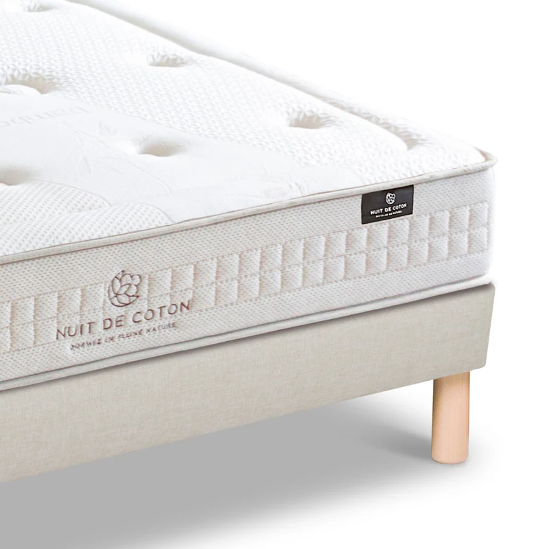 Pack Prélude 2.0 - Matelas + Sommier + Accessoires - La chambre équipée en une fois - 25 cm d'épaisseur