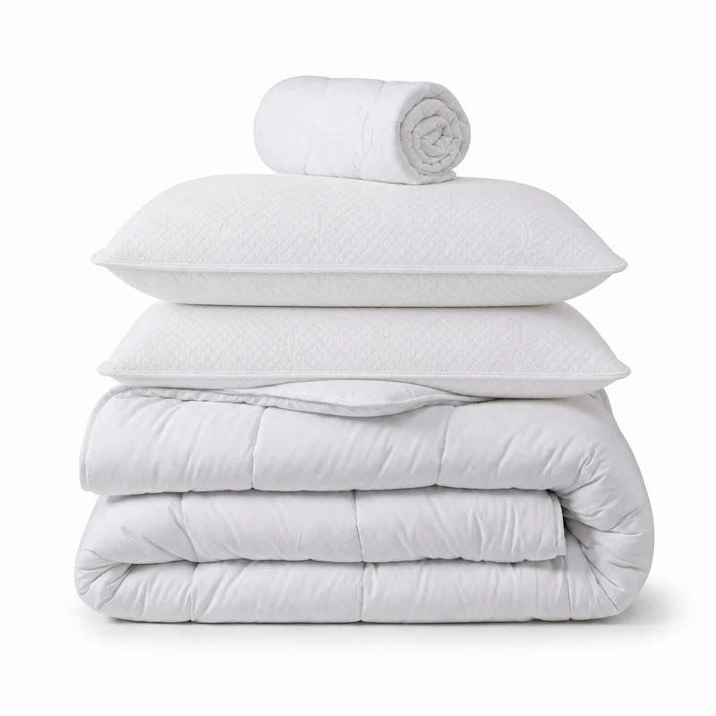 Pack Bellevue - Matelas + Sommier + Accessoires - La chambre équipée en une fois - 24 cm d'épaisseur