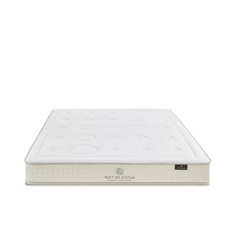 Matelas Prélude 2.0 - Latex 100 % naturel - Souple et respirant - 25 cm d'épaisseur
