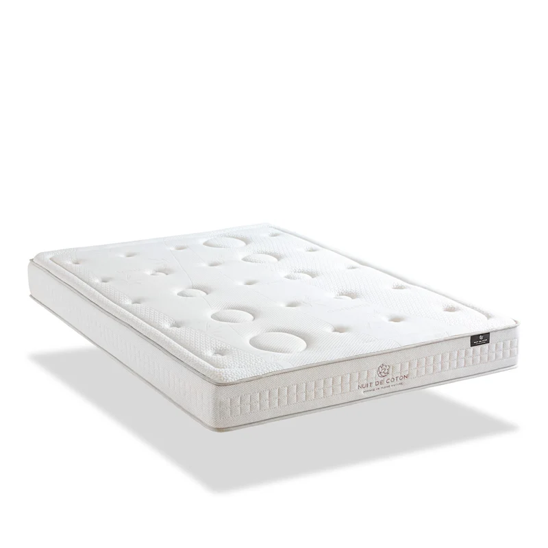 Matelas Prélude 2.0 - Latex 100 % naturel - Souple et respirant - 25 cm d'épaisseur