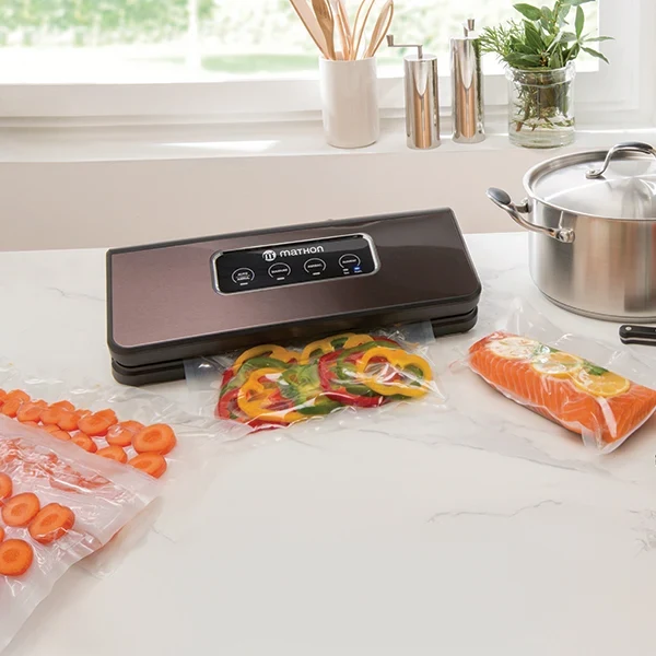 Appareil à emballer sous vide inox brossé 37 cm 150 W KCPSV60S Mathon