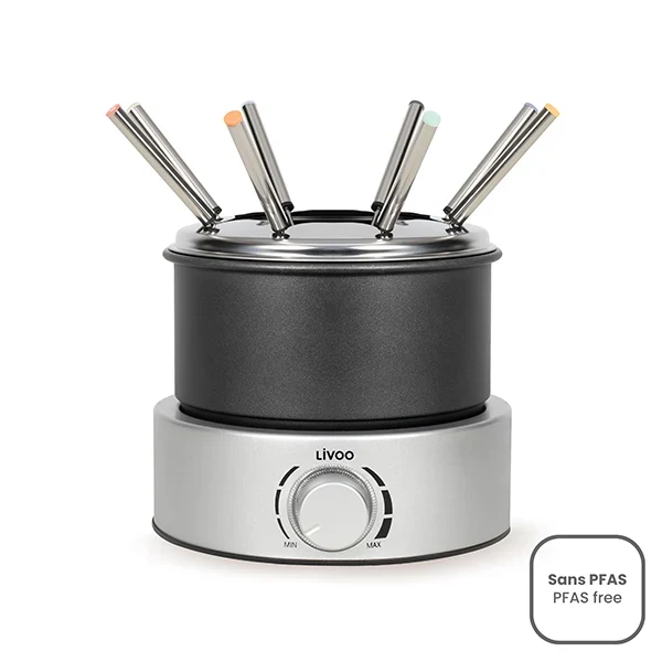 Appareil à fondue électrique 2,4 L 8 personnes 800 W Livoo