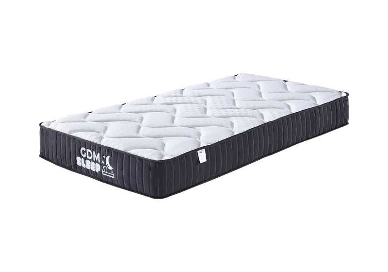 Ensemble lit coffre 90x190 velours rose et matelas - Onora