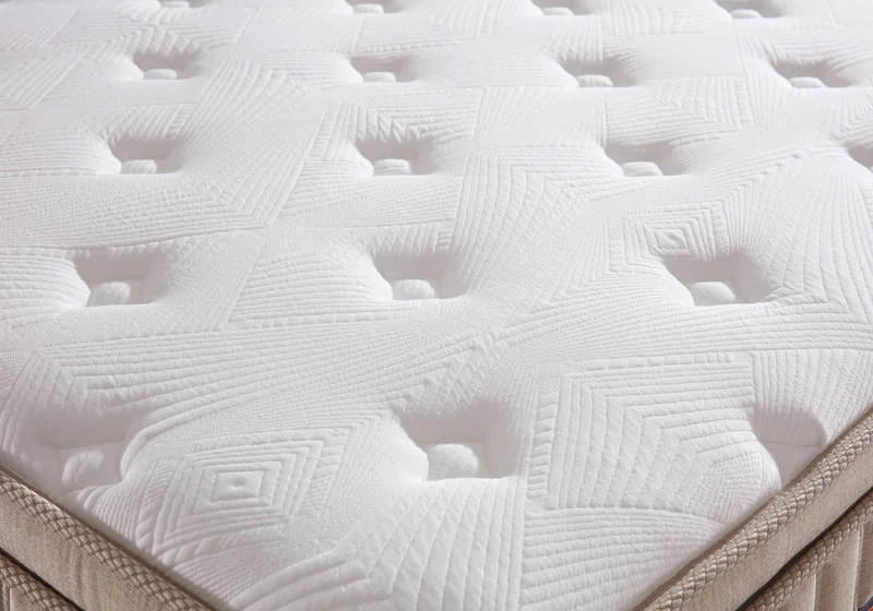 Ensemble lit coffre et matelas 30 cm beige - Aura