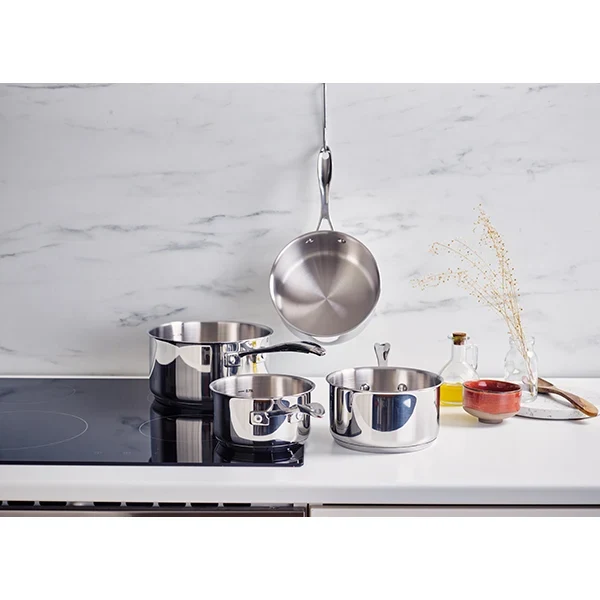 Batterie de cuisine 8 pièces tout inox Chef Beka