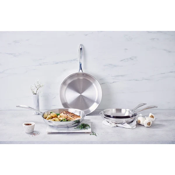 Batterie de cuisine 8 pièces tout inox Chef Beka