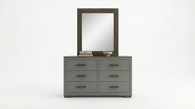 SKY GREY™ – 6-PIECE BEDROOM SET – IF-180
