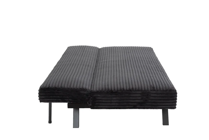 VELVET STRIDE™ – BLACK CORDUROY SOFA BED – IF-8065