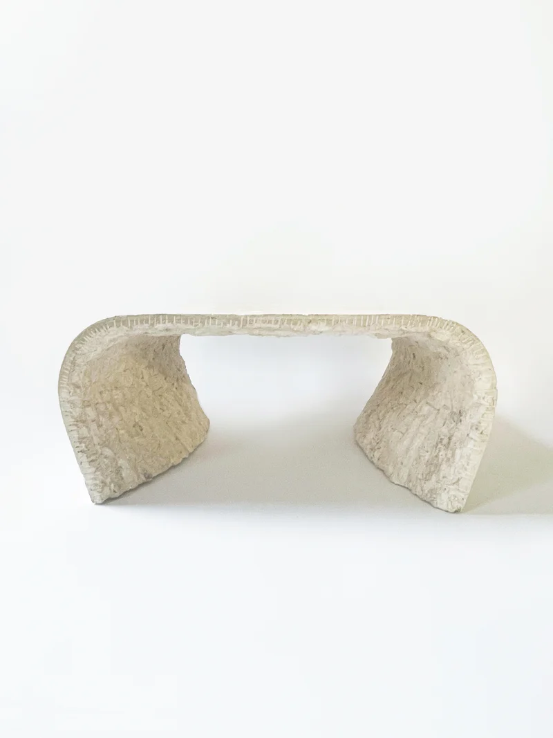 Tesselated Stone Waterfall Coffee Table