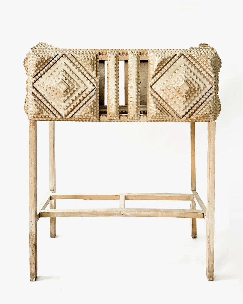 19th Century Tramp Style Wood Flower Box