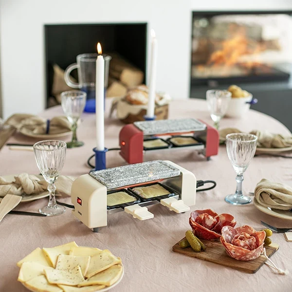Appareil à raclette 2 personnes connectable 450 W Livoo