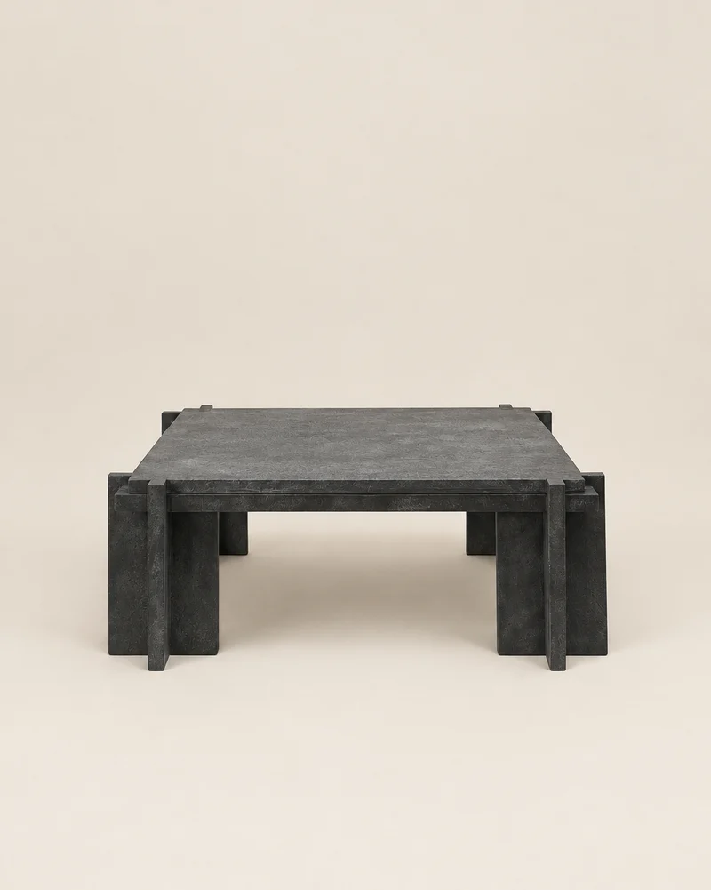 Idro Coffee Table in Cast Aluminum