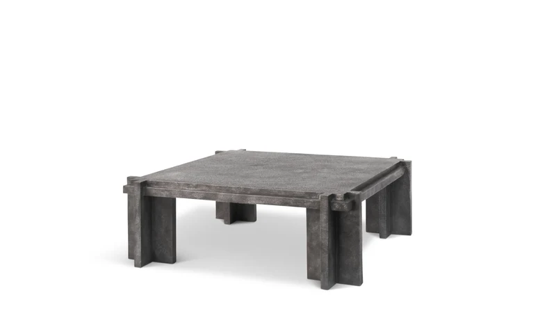 Idro Coffee Table in Cast Aluminum
