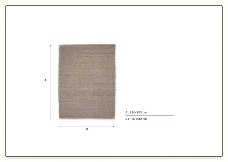 Tapis tissé en laine TAO