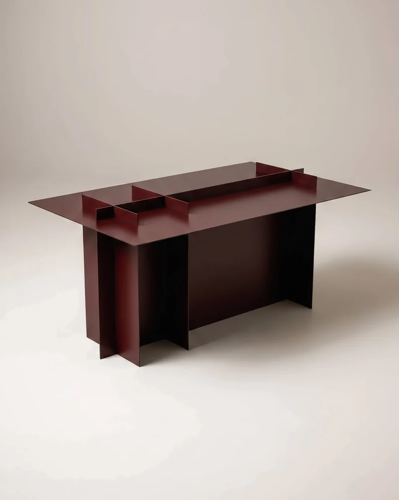 Low Steel Grid Table