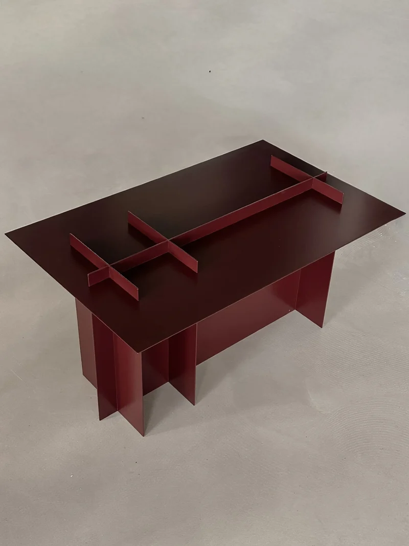 Low Steel Grid Table