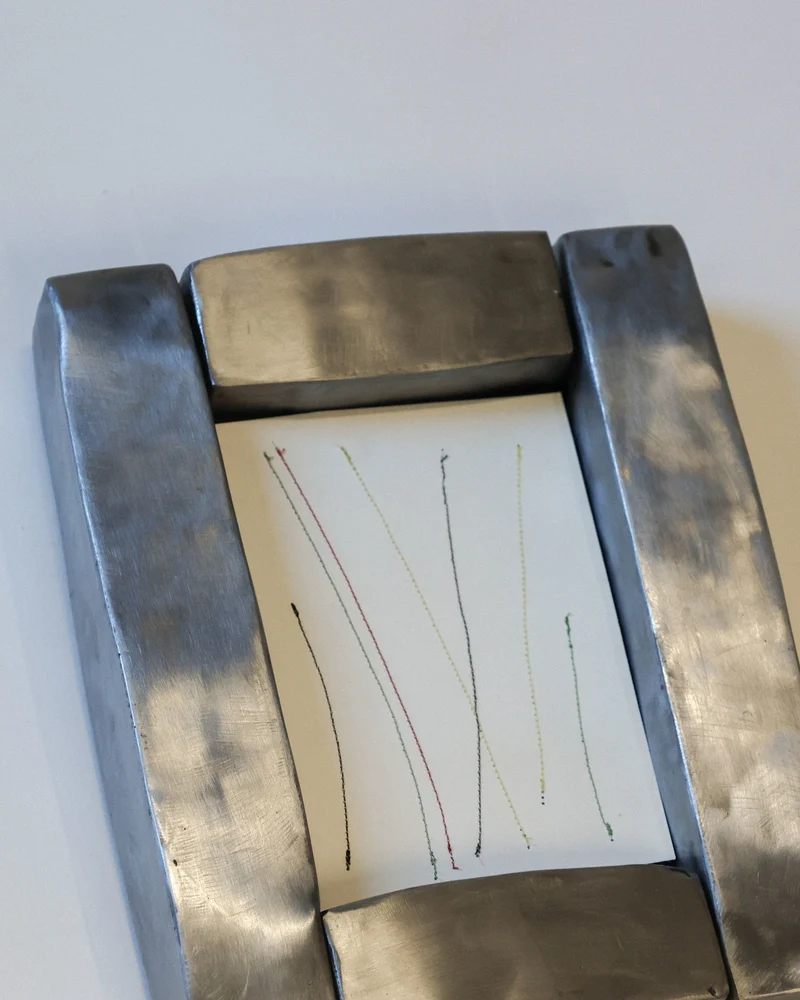 Hammered Steel Picture Frame