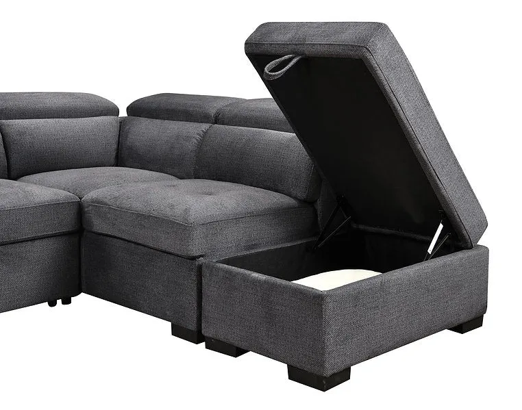 LUXORA™ – SOFA BED SECTIONAL WITH ADJUSTABLE HEADRESTS – IF-9090