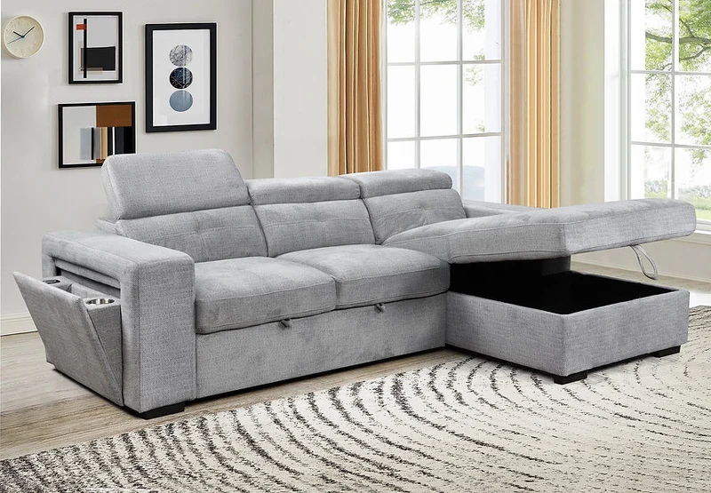 AVANTIS™ – SOFA BED SECTIONAL WITH CHARGING STATION – IF-9081