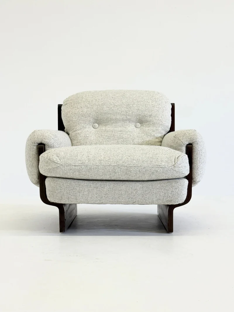Italian Brutalist - Mid Century Armchair