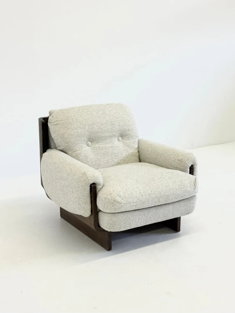 Italian Brutalist - Mid Century Armchair