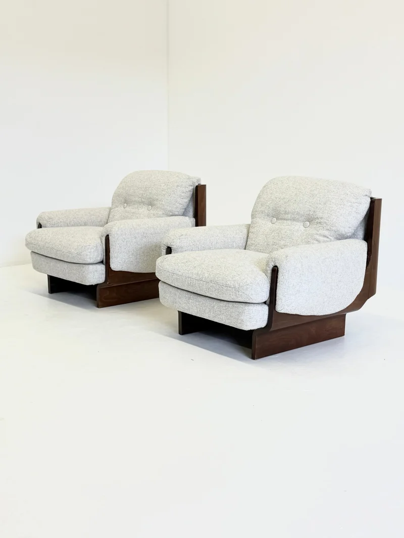 Italian Brutalist - Mid Century Armchair