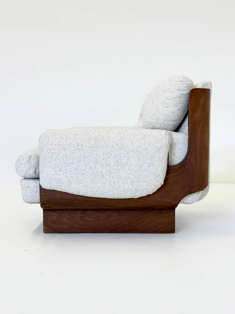 Italian Brutalist - Mid Century Armchair