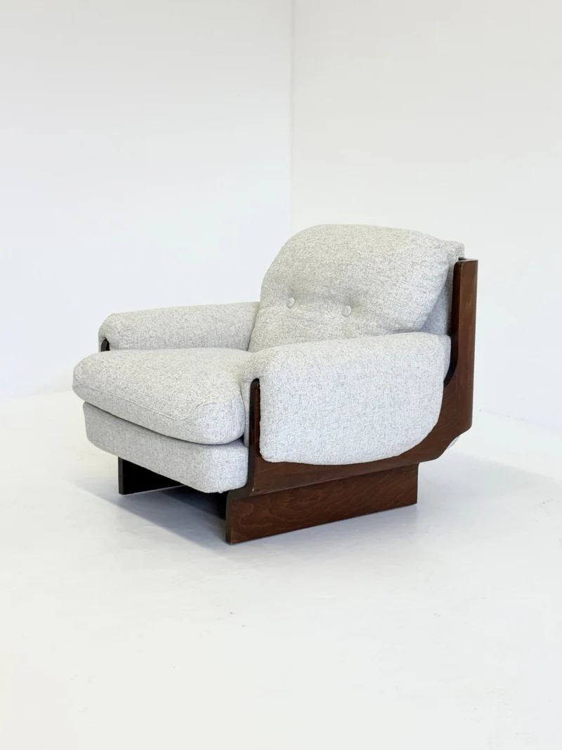 Italian Brutalist - Mid Century Armchair