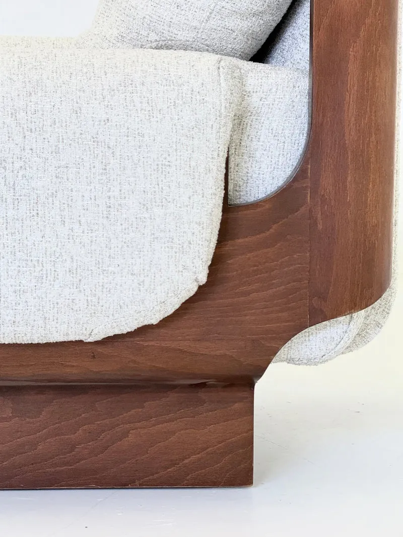 Italian Brutalist - Mid Century Armchair