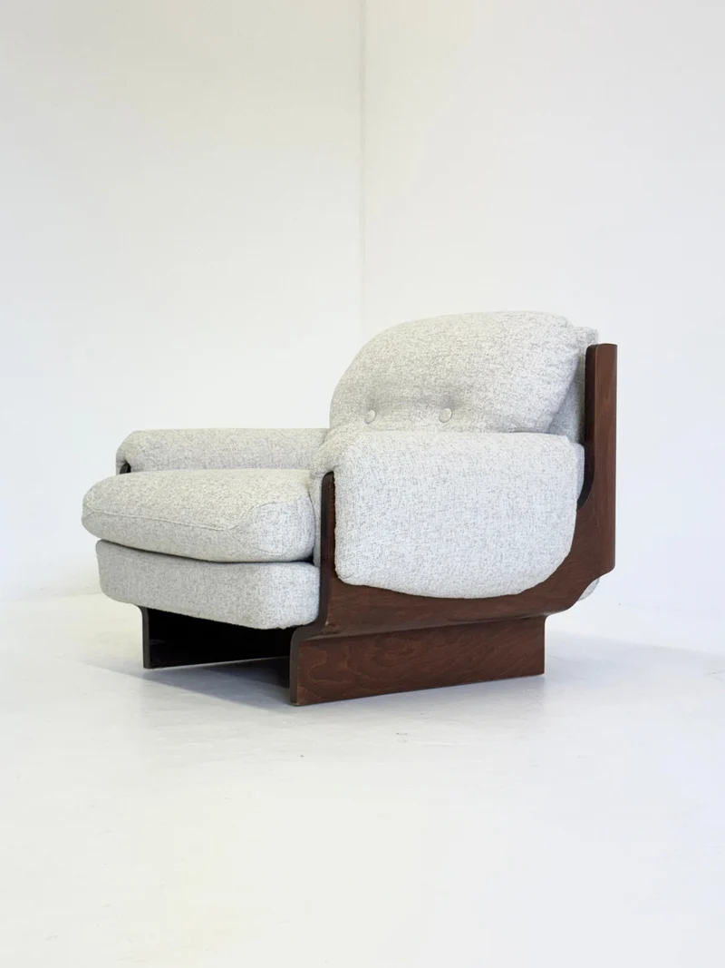 Italian Brutalist - Mid Century Armchair