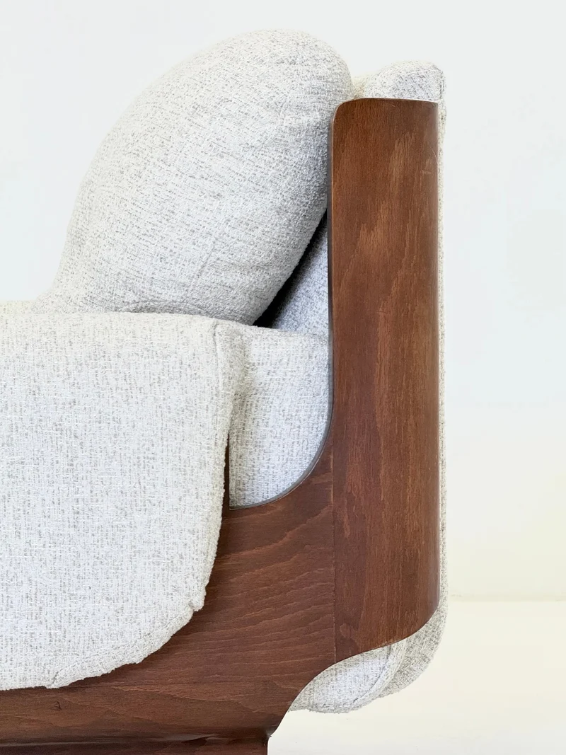 Italian Brutalist - Mid Century Armchair