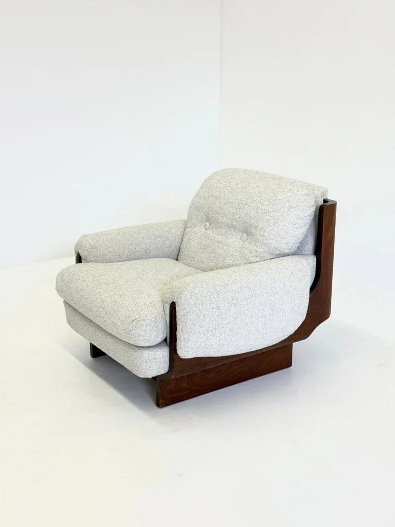 Italian Brutalist - Mid Century Armchair