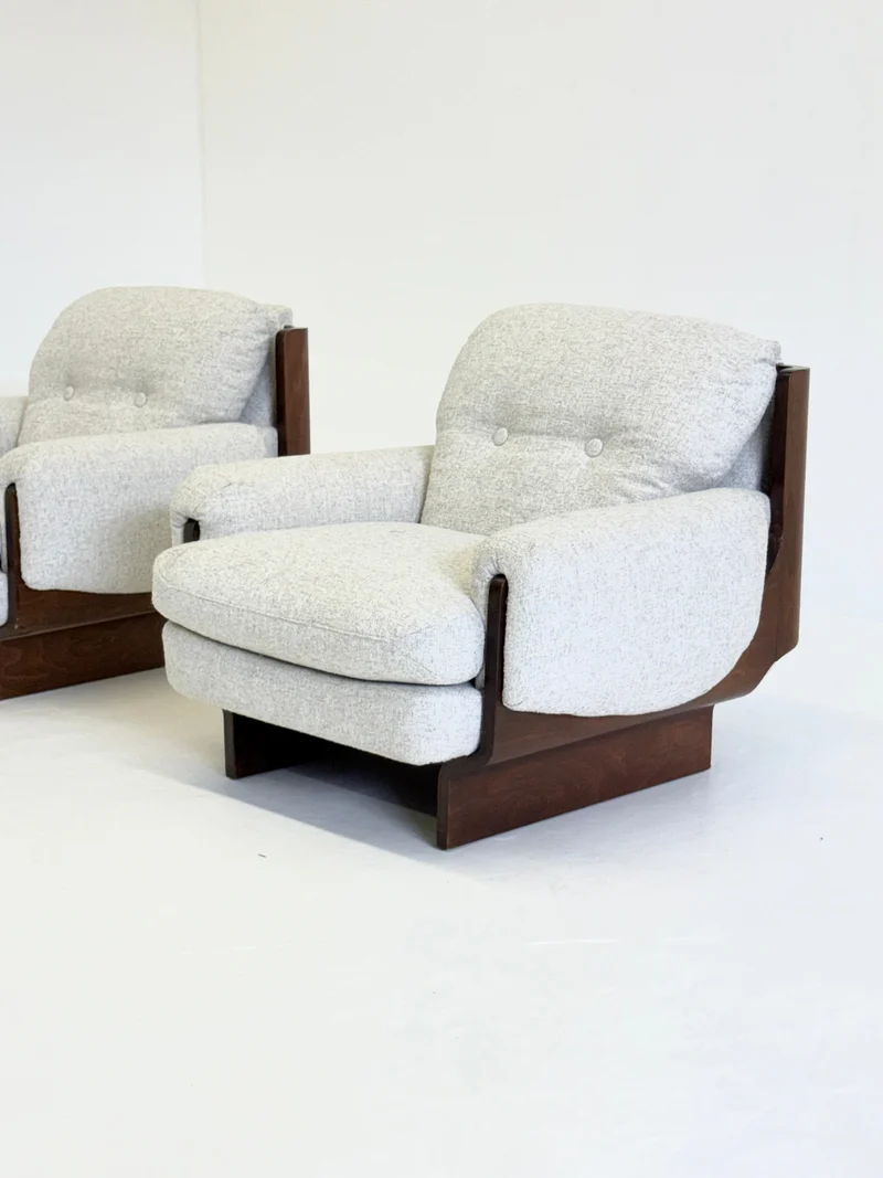 Italian Brutalist - Mid Century Armchair
