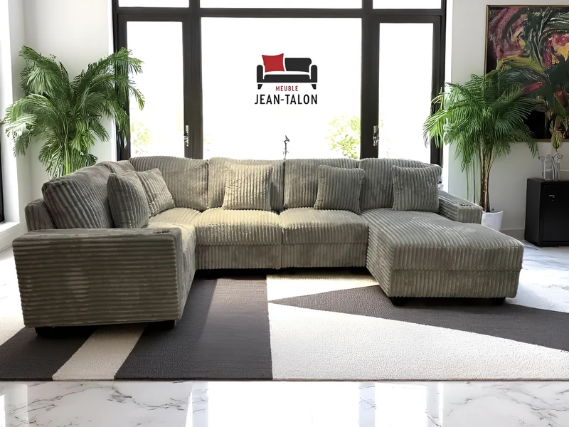 VelvetLux™ Modular Velvet Sectional – 6272