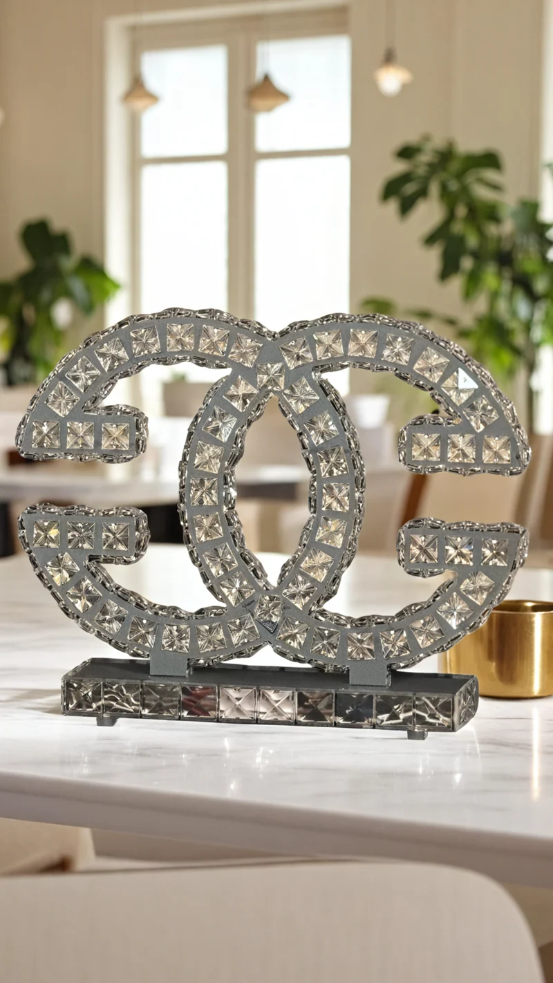 Gucci Double-G Crystal LED Table Lamp