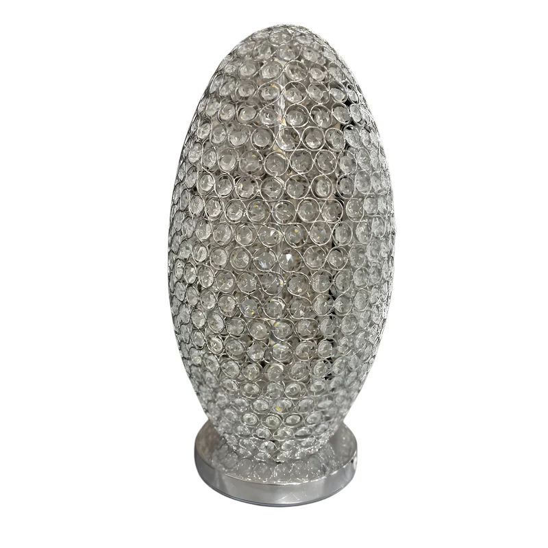 Dazzling Crystal Egg Table Lamp