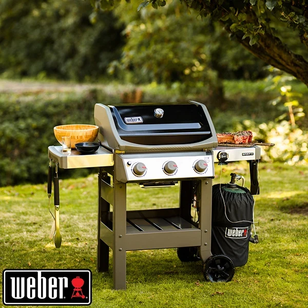 Barbecue à gaz Spirit II E-310 Plancha noir Weber