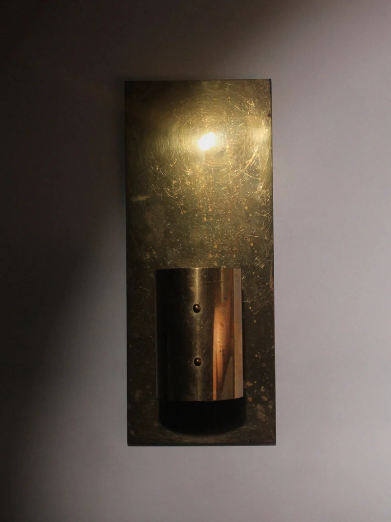 Mid-Century Brass Candle Sconce From Colseth, Norway
